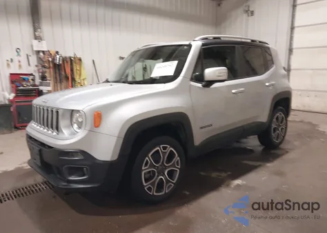 2017 Jeep Renegade Limited 4X4 from USA, damaged, VIN ZACCJBDB5HPE88126